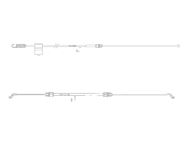 Cables Diagram and Parts List for 12A-B1BE752 2022 Yard Machines Lawn Mower